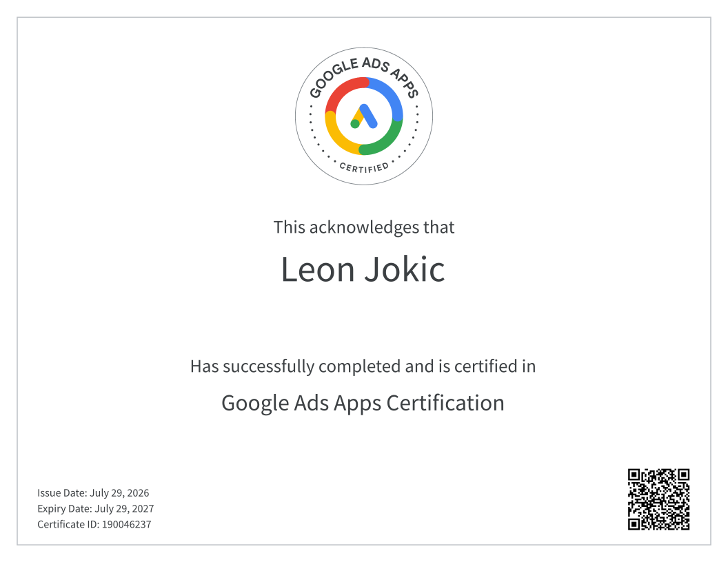Google Ads Apps Certification – Google Skillshop
